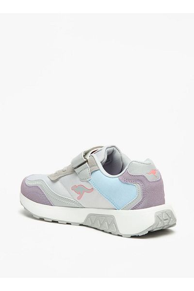 Kangaroos حذاء مشي بألواح للفتيات مزود بخطاف وحلقة للإغلاق