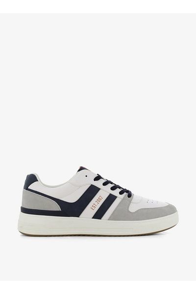 SJ Men's Colourblock Lace-Up Sneakers