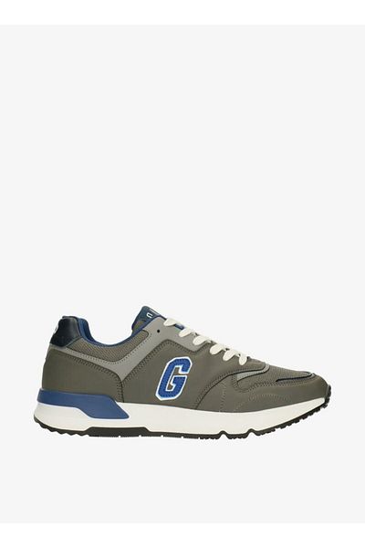 GAP Men's Logo Detailed Sneakers with Lace-Up Closure