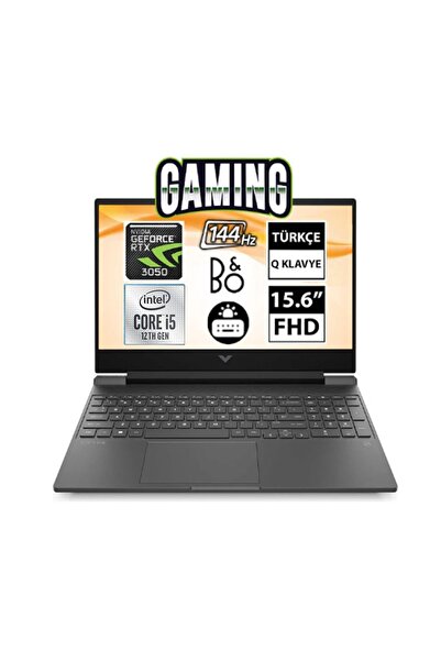 HP Victus Gaming 15-FA0011NT i5-12450H 16GB 512GB SSD 4GB RTX3050 Windows 11 ...