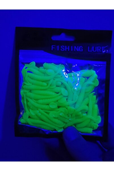 Bozok balıkçılık Silikon Kurtçuk, Solucan,suni Yem,(bir Paket Içinde 50 Adet Vardır )