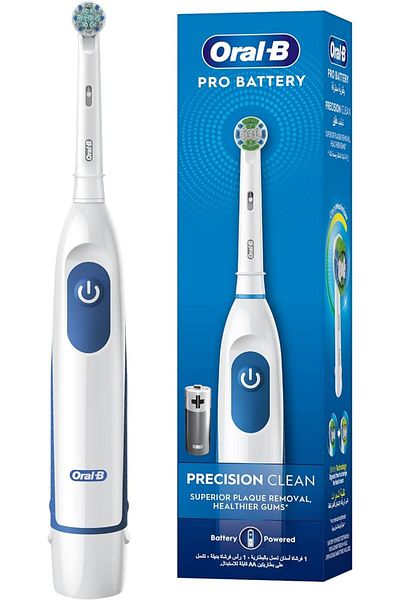 Oral-B Braun Oral B PRO BATTERY Tooth brush Precision Clean, Plaque removal, Healthy Gums - DB 5.010.1