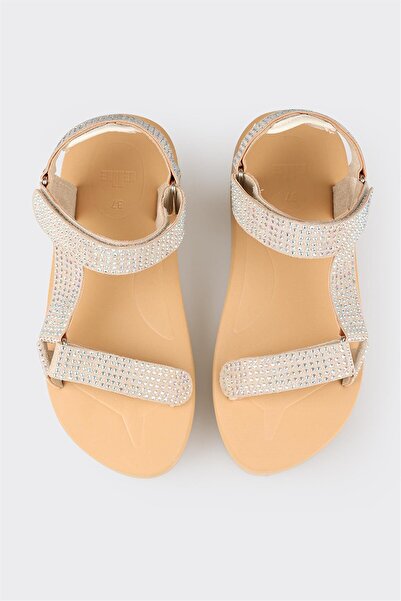 Elle Shoes Bej Kadın Spor Sandalet