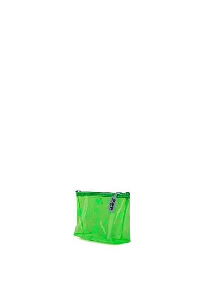 Bagmori Green Zippered Women's Makeup Bag - Printed, Transparent M000008490