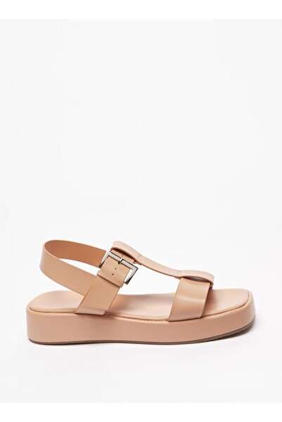 Flora Bella by Shoexpress Solid Strap Sandals with Buckle Closure
