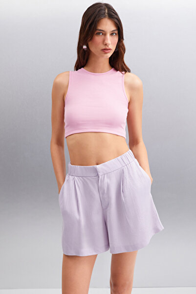 GRIMELANGE Uvolněné dámské šortky Jamı ze 100% viskózy