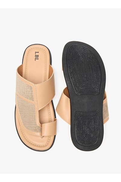 LBL by Shoexpress Textured Slip-On Arabic Sandals