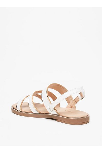 Flora Bella by Shoexpress Strappy Sandals with Hook and Loop Closure
