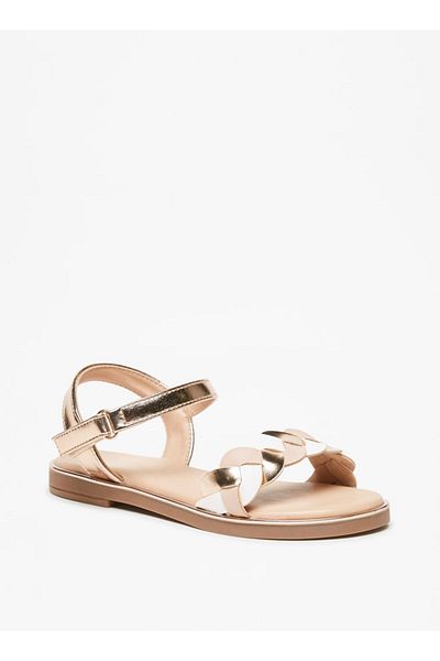Flora Bella by Shoexpress Strappy Sandals with Hook and Loop Closure