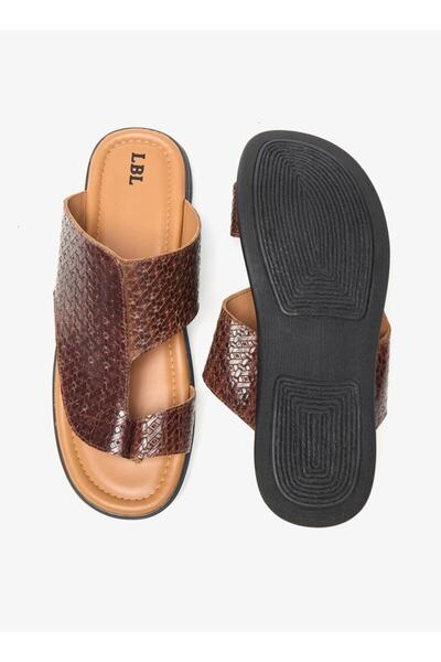 LBL by Shoexpress Textured Slip-On Arabic Sandals