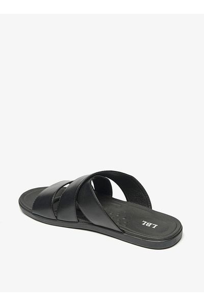 LBL by Shoexpress Katı Slip-On çapraz Askılı Sandaletler