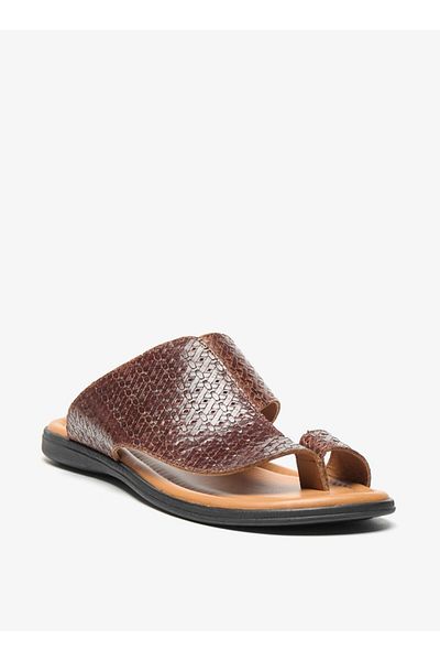 LBL by Shoexpress Textured Slip-On Arabic Sandals