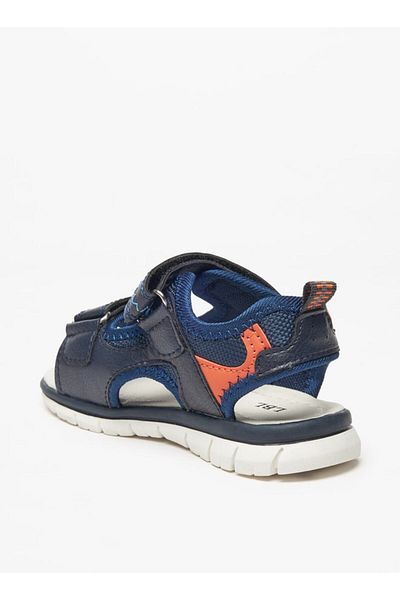 LBL by Shoexpress Boys' Colourblock Floaters with Hook and Loop Closure
