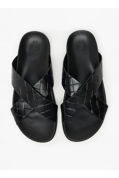 LBL by Shoexpress Textured Slip-On Arabic Sandals