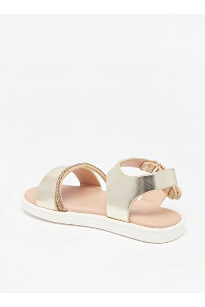 Flora Bella by Shoexpress Embellished Sandals with Hook and Loop Closure