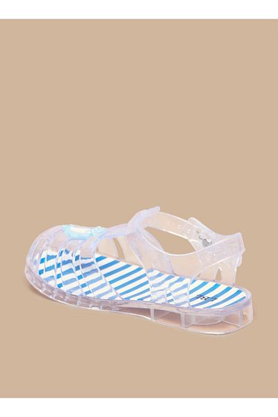 LBL by Shoexpress Boys' Dolphin Applique Transparent Buckle Sandals