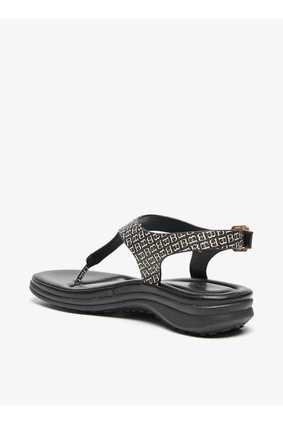 Flora Bella by Shoexpress Printed Flatform Sandal with Buckle Closure