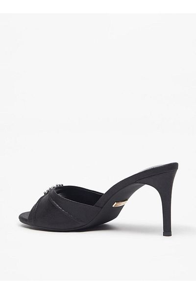 Celeste Women's Embellished Slip-On Sandals with Stiletto Heels