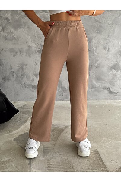 fiolin Γυναικείο πλεκτό κρεπ παντελόνι - Άνετο και κομψό