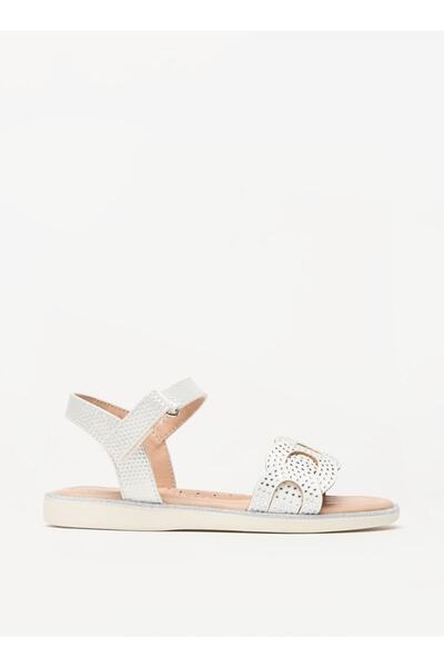 Juniors Embellished Sandals with Hook and Loop Closure