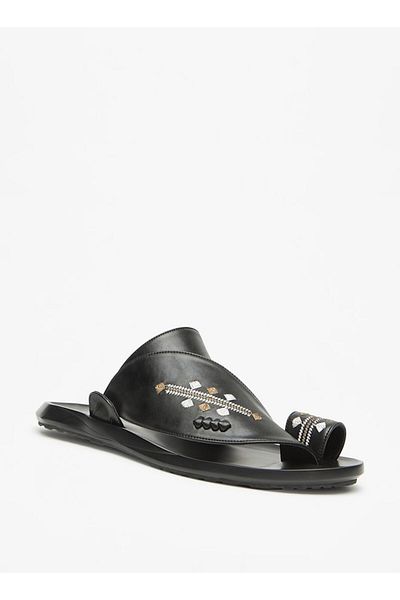 Al Waha Embroidered Slip-On Arabic Sandals