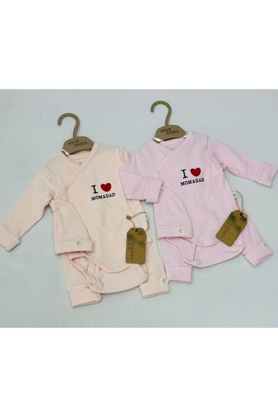 KADİM TEKSTİL ANNABABBA Camisole 3-Piece SET BABY GIRL WITH WRITTEN