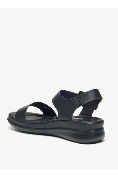Le Confort Solid Open Toe Comfort Sandals with Buckle Closure