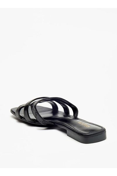 Celeste Women's Monogram Detail Slip-On Flat Sandals