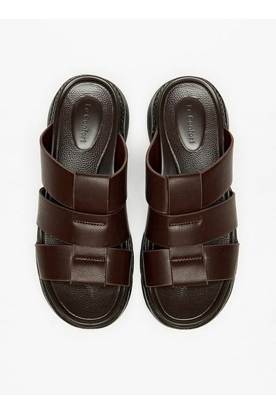 Le Confort Solid Slip-On Sandals