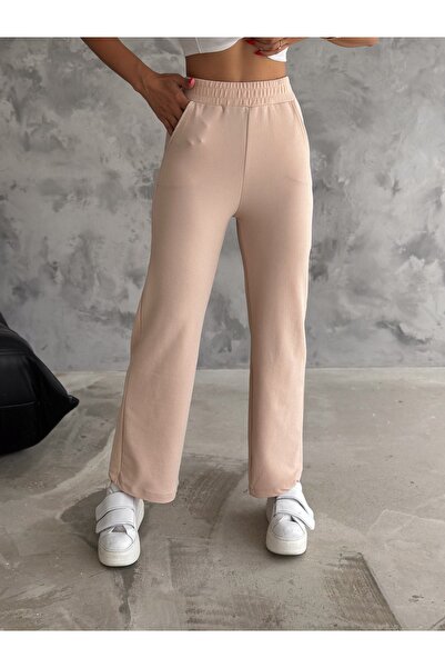 fiolin Γυναικείο πλεκτό κρεπ παντελόνι - Άνετο και κομψό