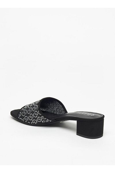 Celeste Women's Embellished Slip-On Sandals with Block Heels