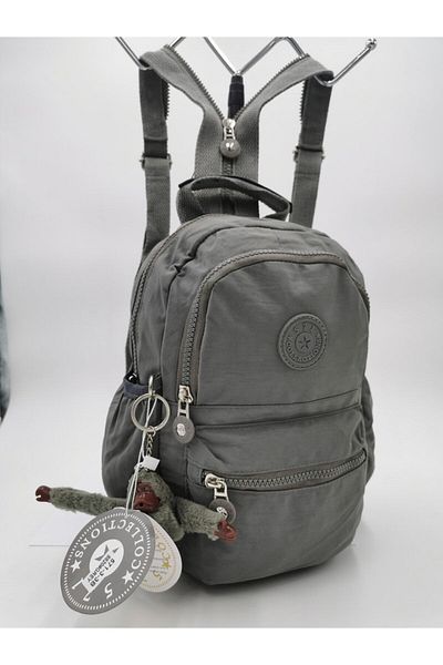 571 Collections Çanta Gray Small Size Women's Sports Bag - Both Back and Chest