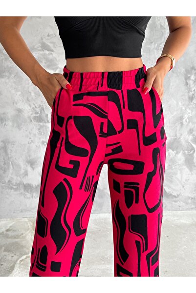 fiolin Γυναικείο πλεκτό κρεπ παντελόνι - Άνετο και κομψό