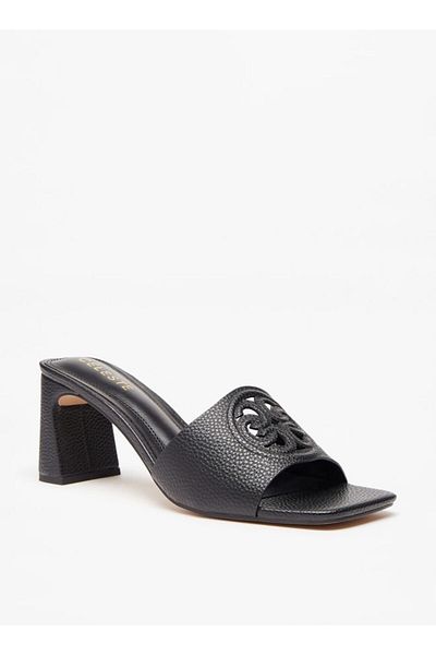 Celeste Women's Cutout Slip-On Sandals with Block Heels
