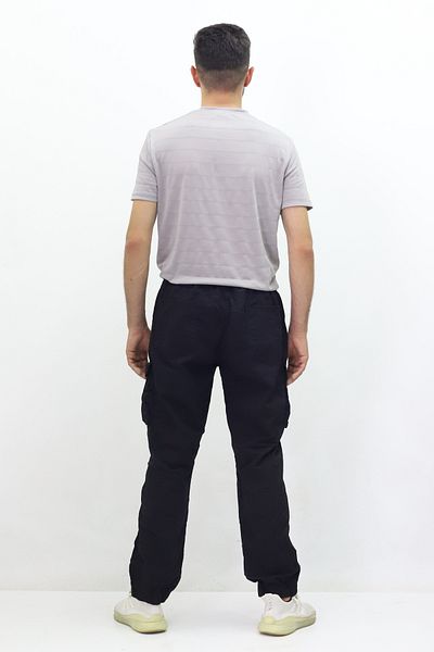 GZT TEKSTİL Men's Cargo Pants - Loose Elastic Waist (J-B 1833)