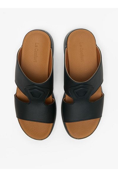 Le Confort Textured Slip-On Arabic Comfort Sandals