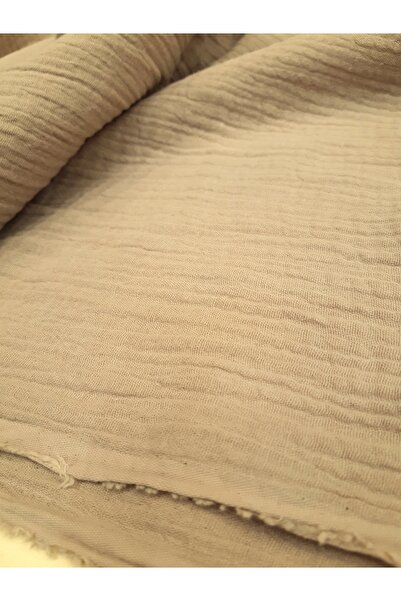 Safir Kumaş Yüzde Yüz Pamuk Çift Kat Elbiselik Giyimlik Müslin Kumaş 2.5 Metre