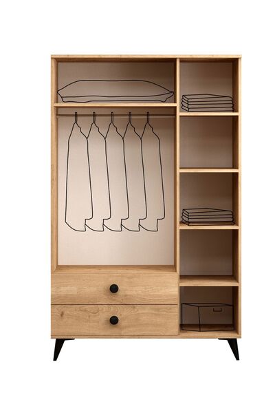 Avmpark Ronda 3 Kapaklı Gardırop Sepet