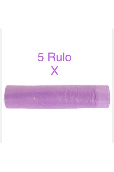 MAXİPACK Drawstring large size lavender scented garbage bag 5 rolls 10 bags 65x70