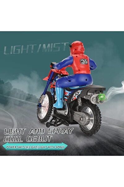 Crazon 2.4G Scale 1:10 Smoking Motorcycle