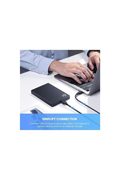 Daytona Usb Type-c To Micro B 3.1 Harici Harddisk Dönüştürücü Şarj Cihazı Aktarıcı Kablo(3M) 5343