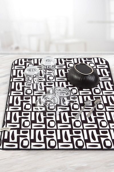HAMUR Covoraș pentru uscare vase 42x50 Cm Tampă Husă cârpă pentru uscare Mf-074