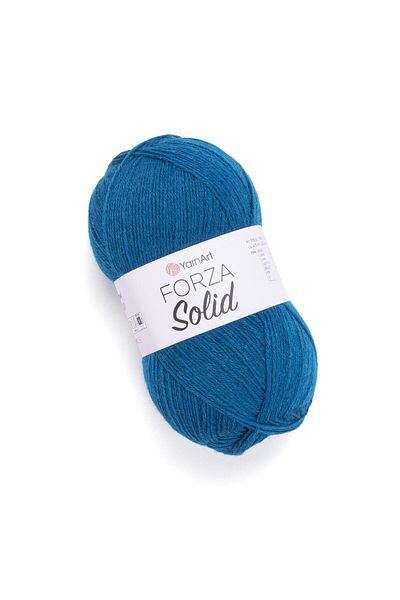 Yarnart FORZA SOLID - Μπλε πλεκτό νήμα - 4625