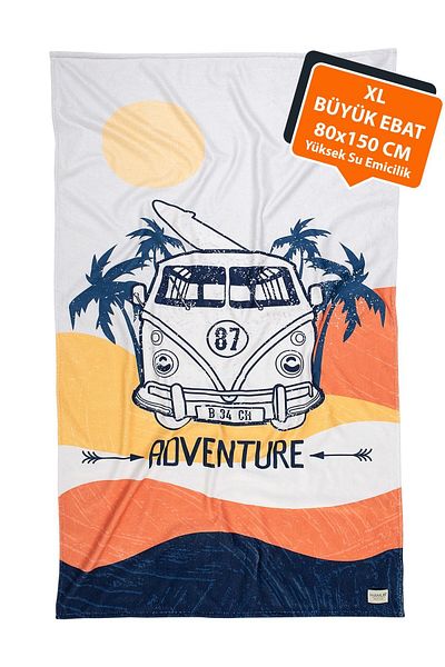 HAMUR Πετσέτα θαλάσσης Adventure 80x150 cm