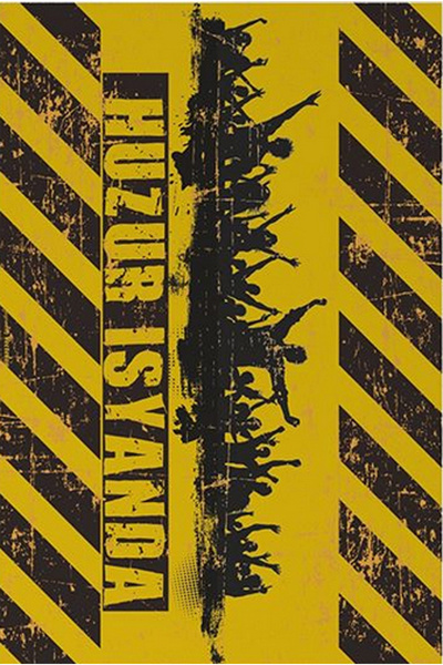 hediyeniburadabul Poster retro din lemn scris