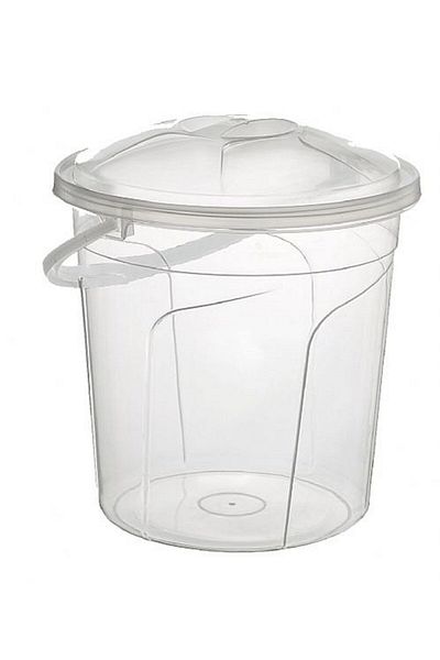 Erkoç plastik Νο 4 Διαφανής Κάδος 15 lt E321