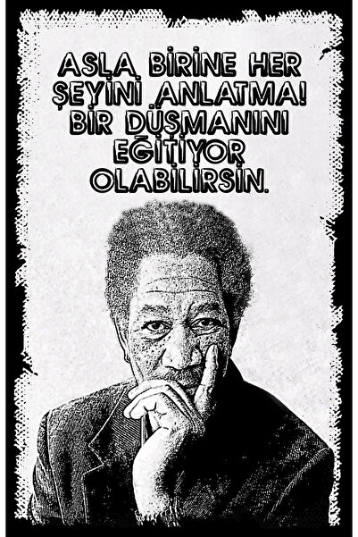 hediyeniburadabul Poster retro din lemn scris