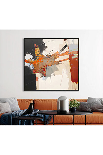 Z Concept Yağlı Boya Dokulu Soyut Tablo