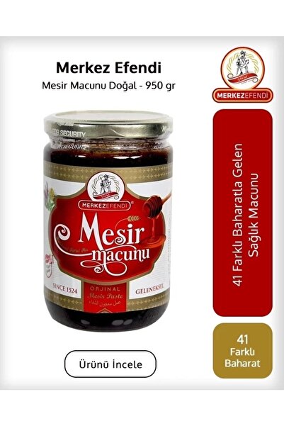 Merkez Efendi 950 Gr 41 Çeşit Bitki Karışımlı Mesir Macunu Glikozsuz