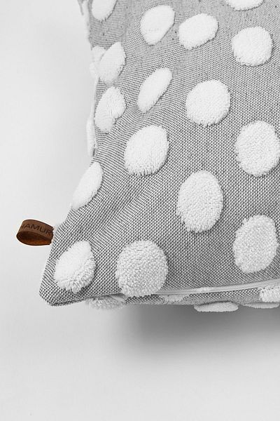 HAMUR Bohémský speciální design Punch Punch Pattern Dekorativní přehozový povlak na polštář Šedá